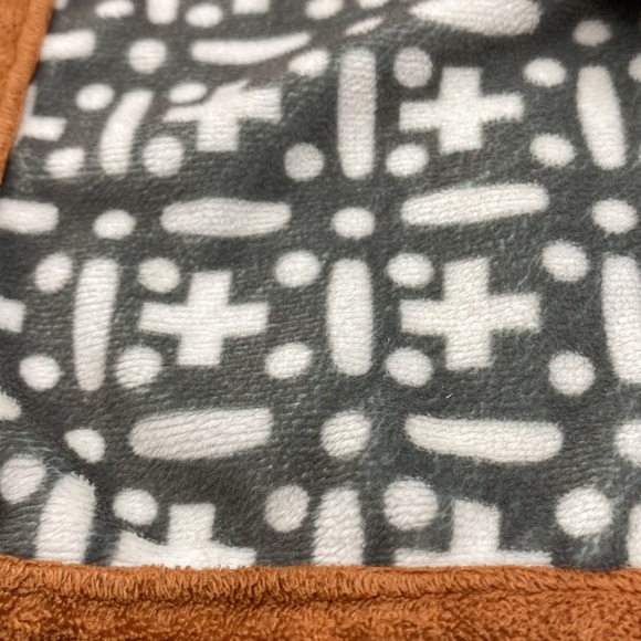 Levtex Baby Fox Plush Lovey Security Blanket Stuffed Animal Geometric Toy - Picture 4 of 10